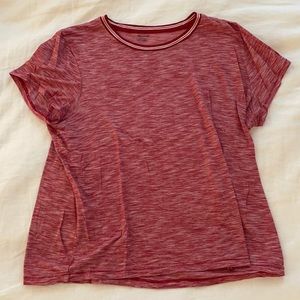 Madewell red t shirt